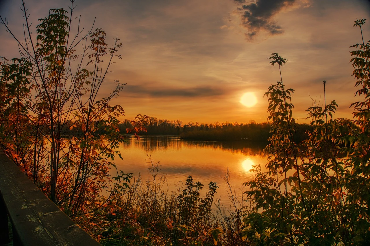Evening on the River | Life in the West Art Gallery